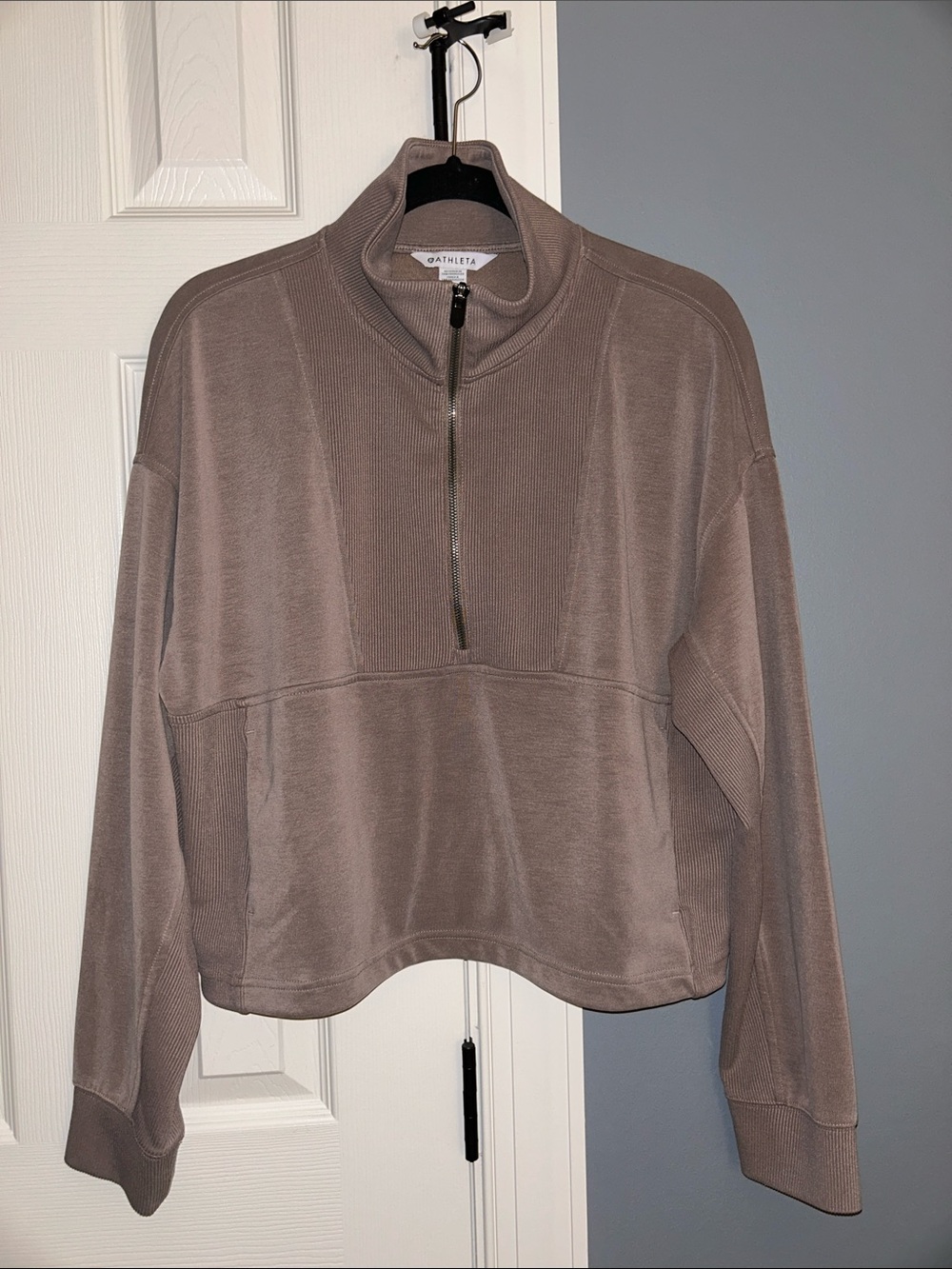 Athleta Seasoft Quarter Zip Sweatshirt